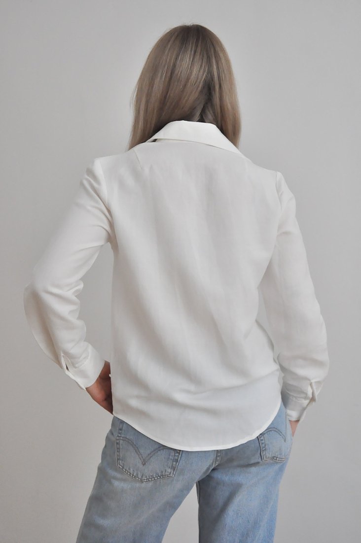 Hera basic shirt / Linen-rami blend / brown or white