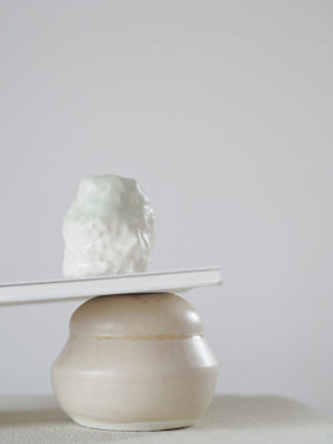Porcelain vase by Krisztina Serra - ø 12 cm /bigger/