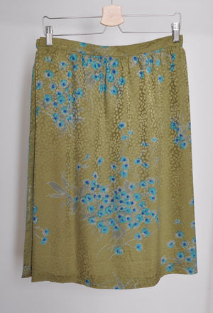 100% pure silk skirt / XS-M