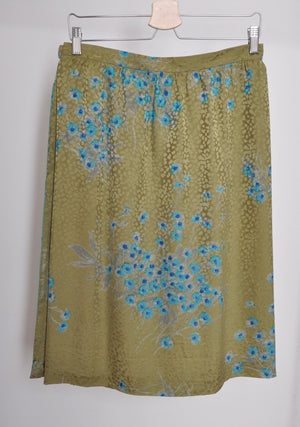 100% pure silk skirt / XS-M