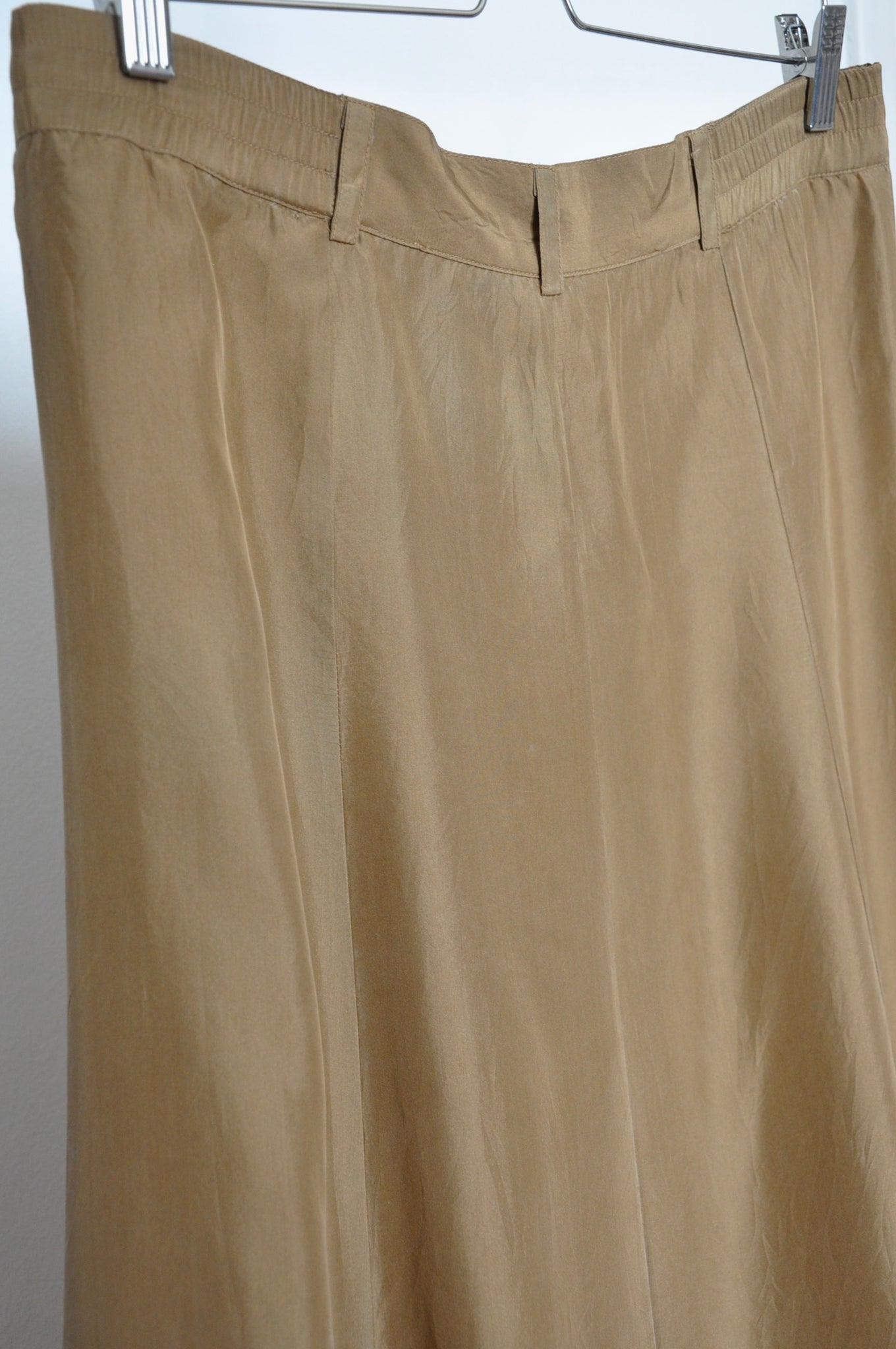 100% pure silk skirt / M