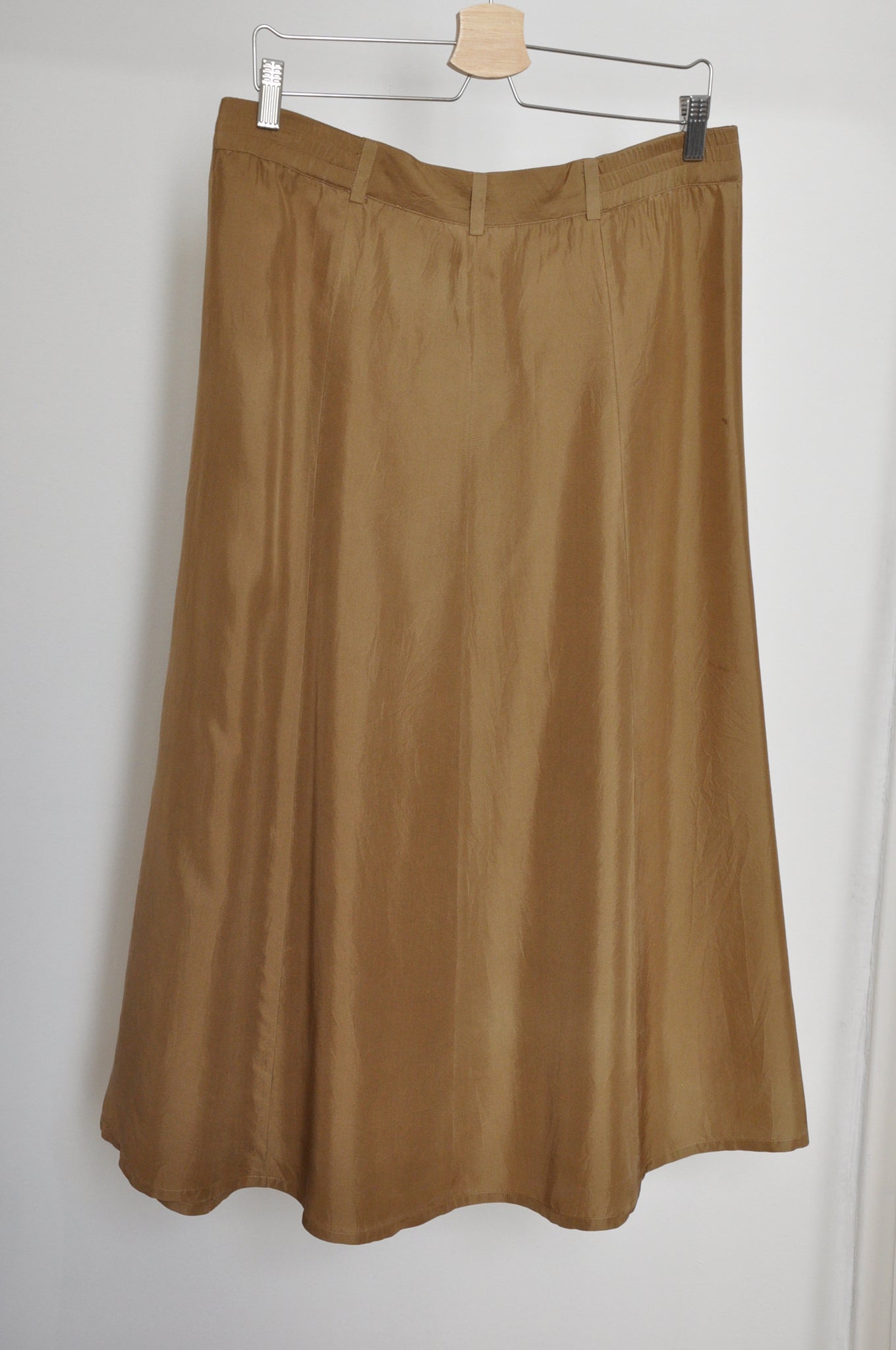 100% pure silk skirt / M